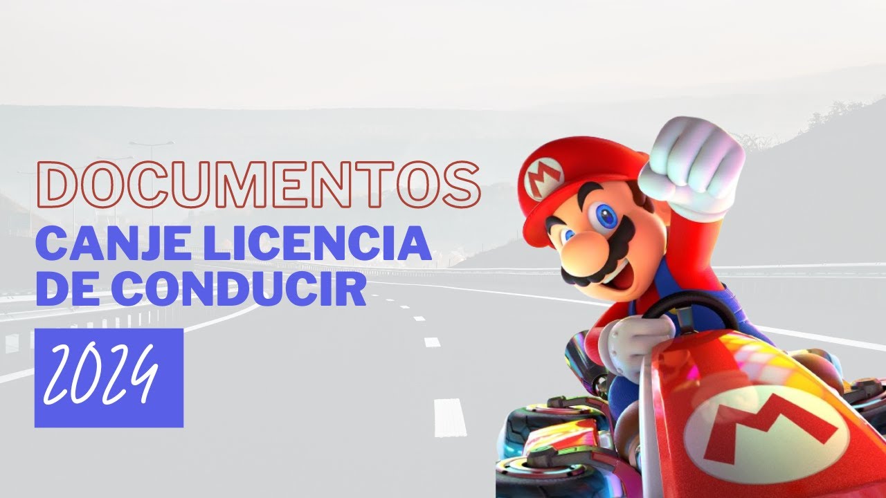 documentos para canjear permiso de conducir