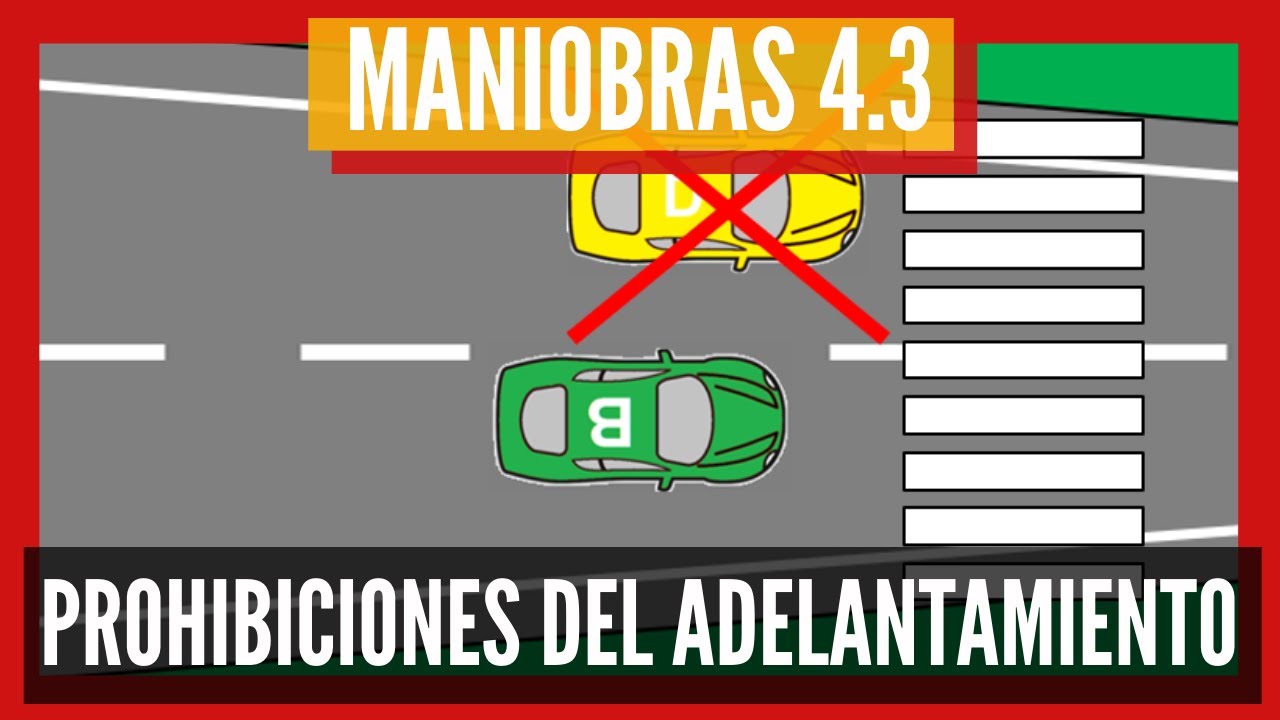 está permitido adelantar en este cambio de rasante