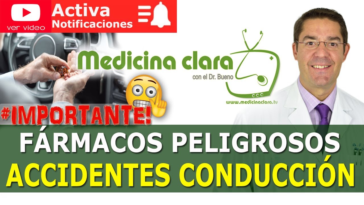 lista de medicamentos prohibidos para conducir vehículos