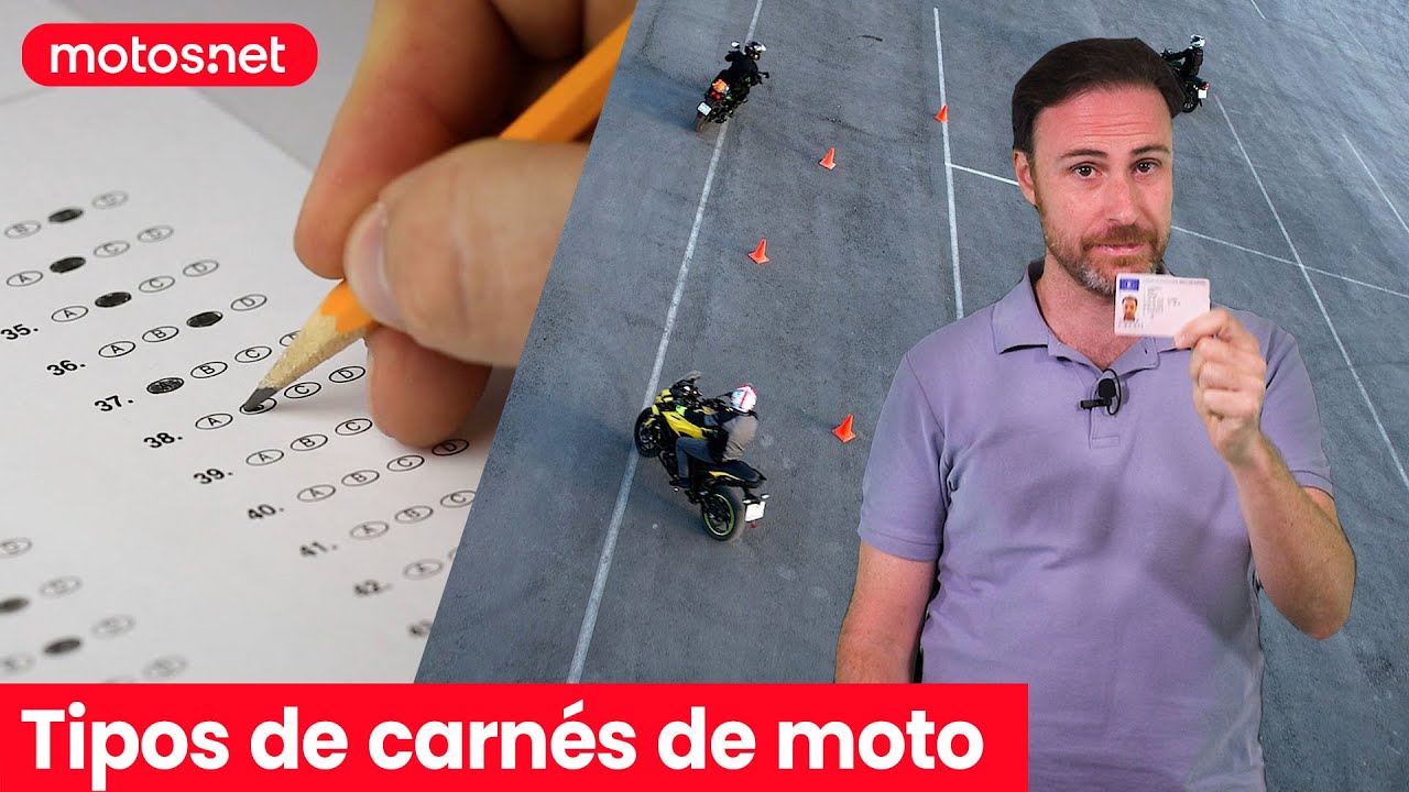 tipos de carnet de moto españa