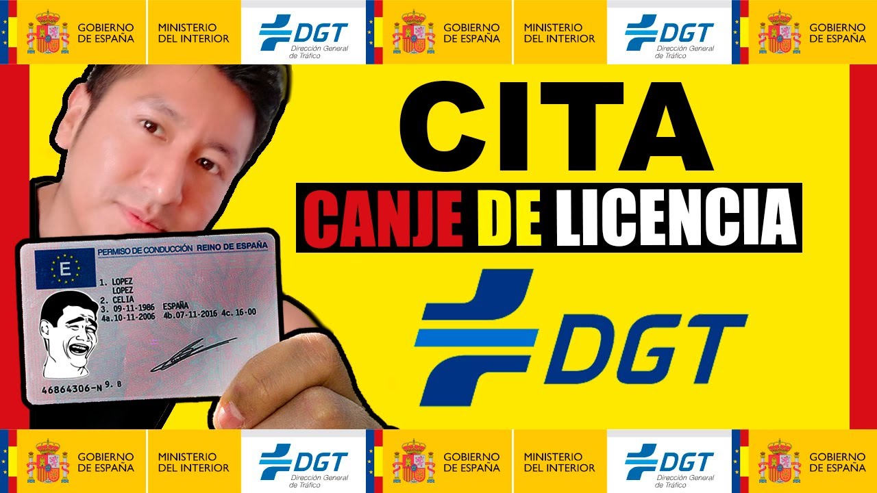 canje de licencia de conducir barcelona