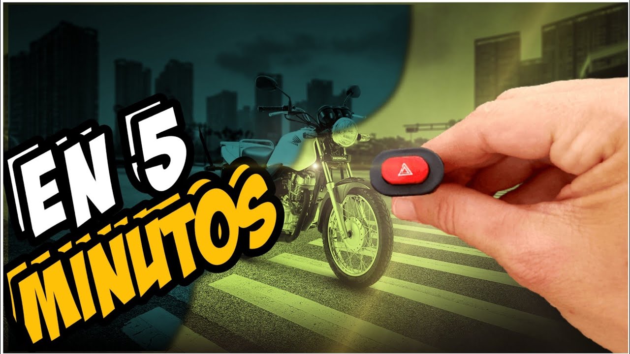 como poner intermitentes en una moto