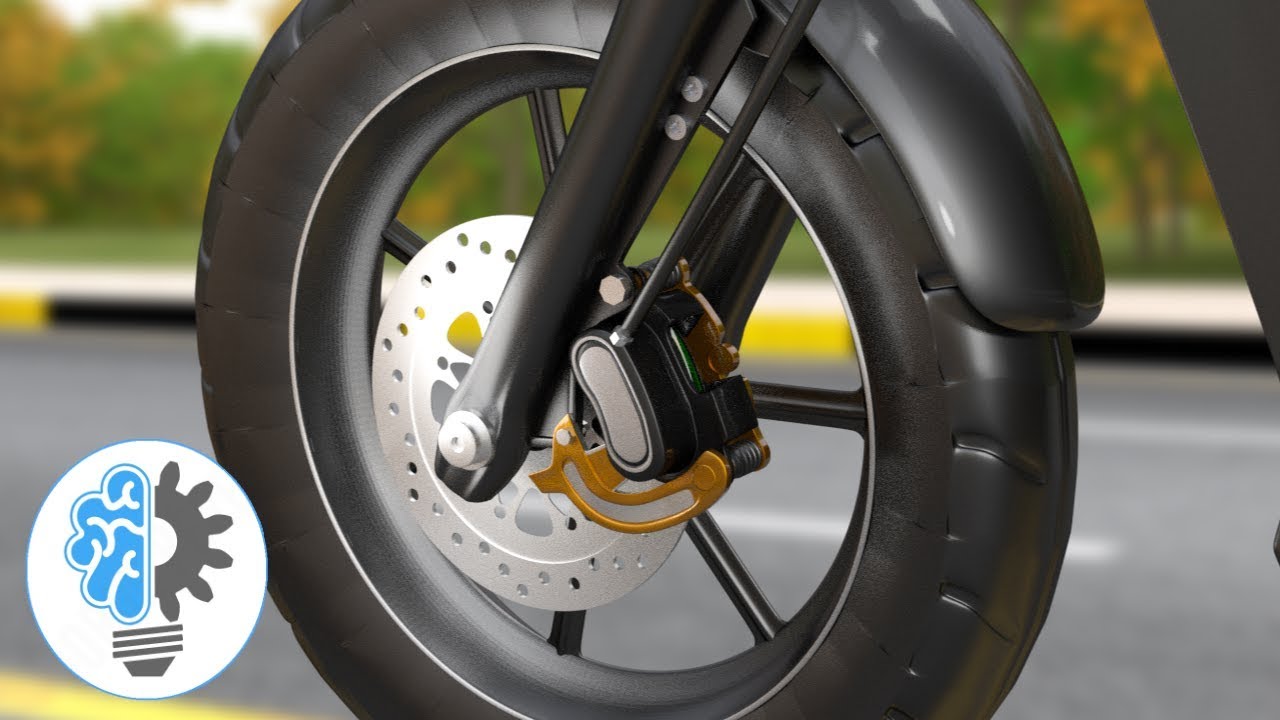 como se acciona el freno delantero de una motocicleta