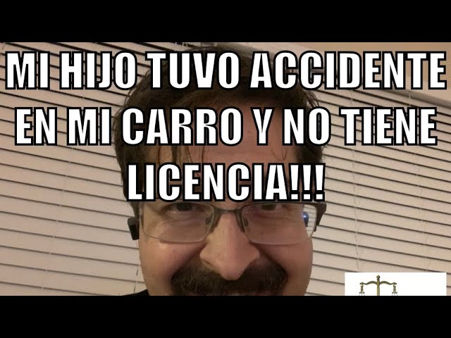 conducir sin carnet y tener un accidente