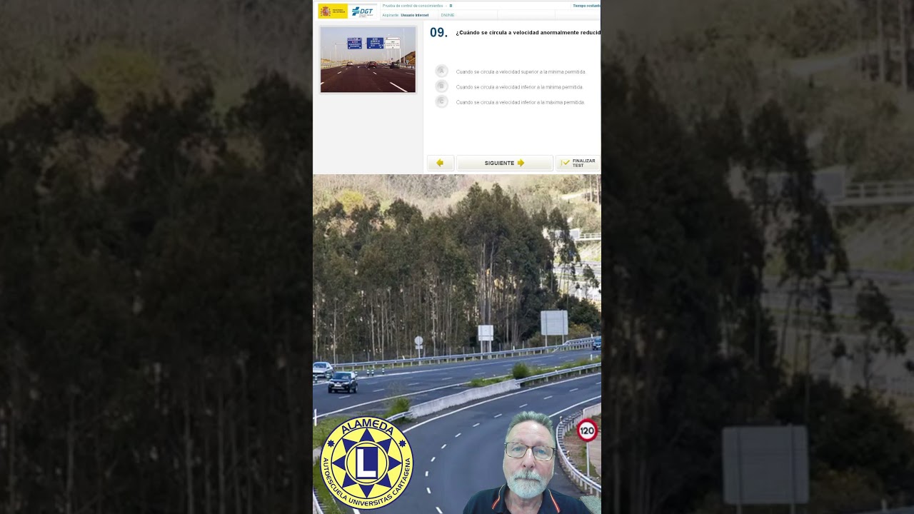 cuándo se circula a velocidad anormalmente reducida