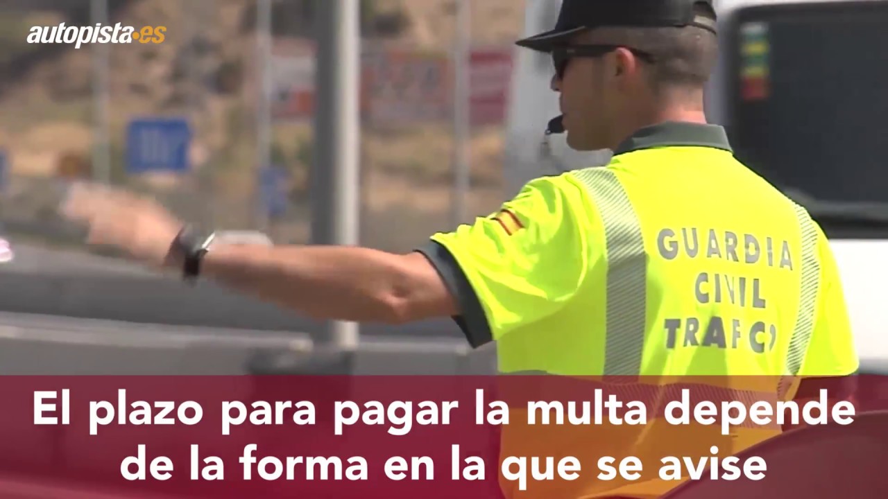 cuanto tarda en llegar una multa de la guardia civil