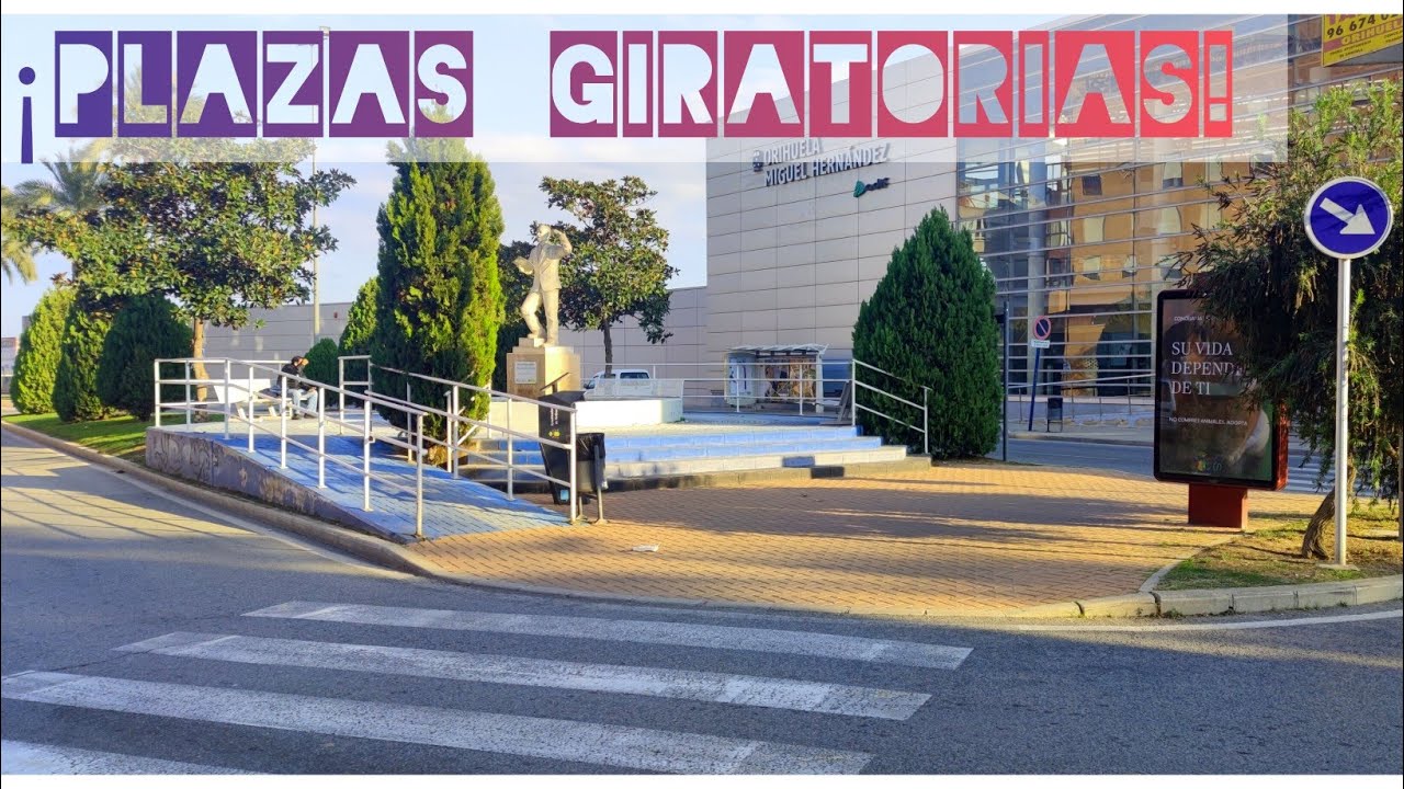 diferencia entre glorieta y plaza de circulación giratoria