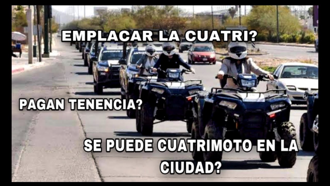 por donde puede circular un quad