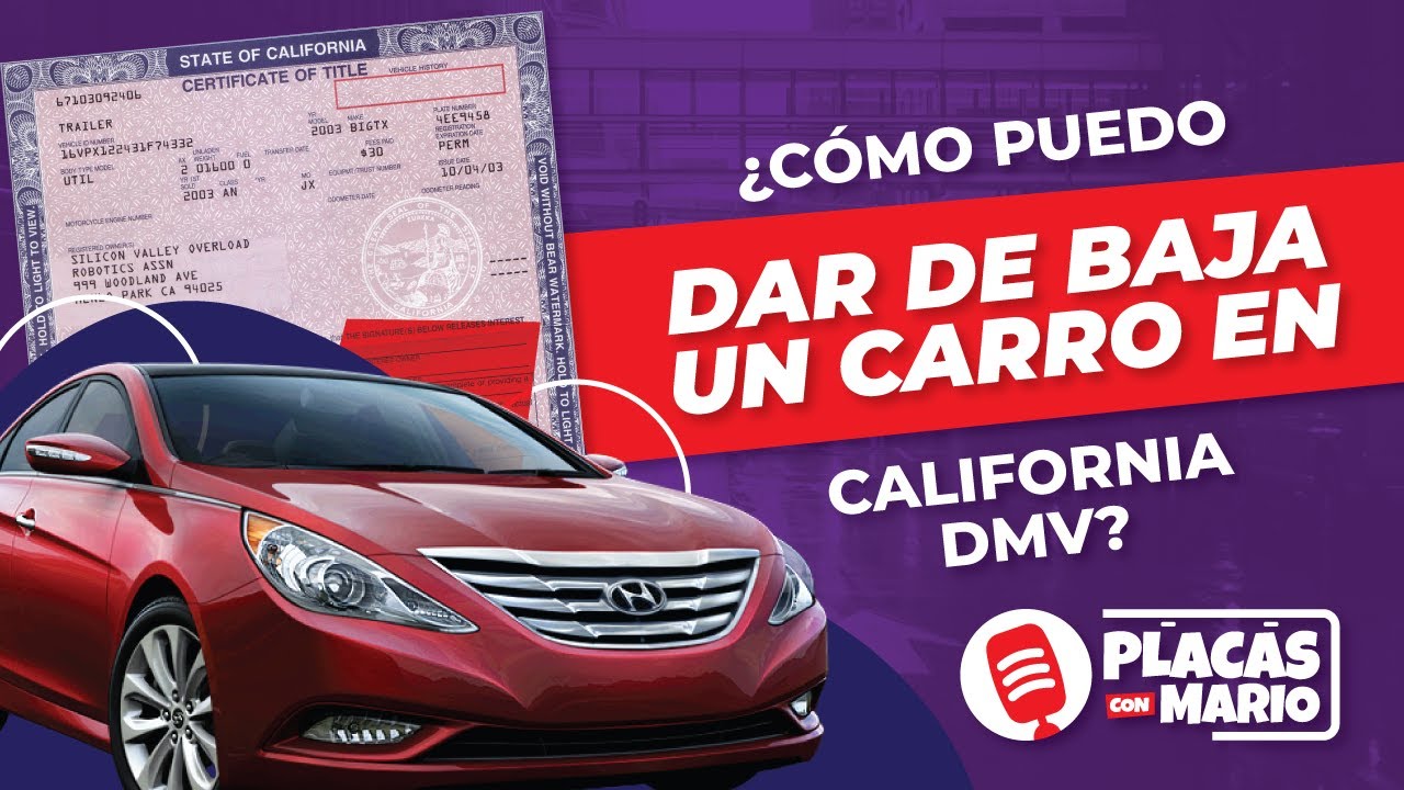 puedo dar de baja un coche sin ser titular