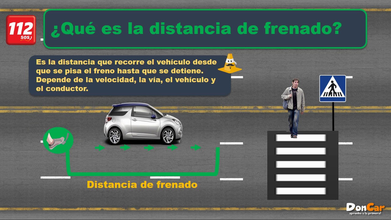 que es la distancia de frenado