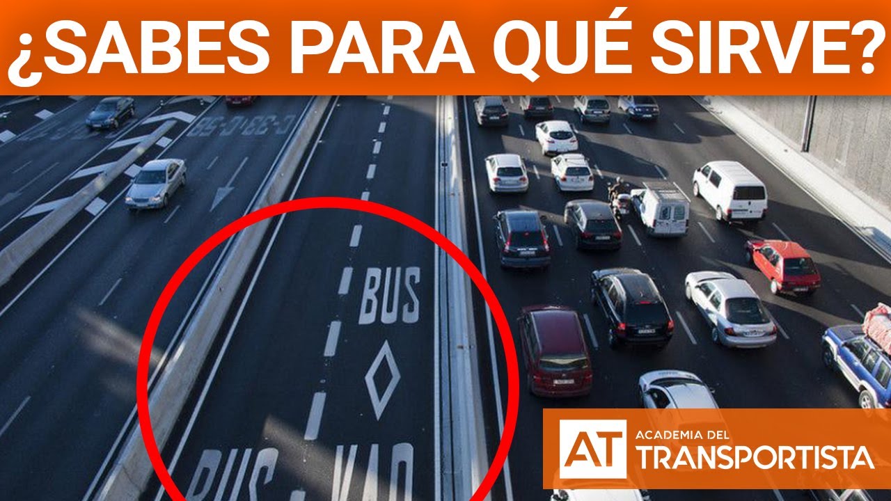 que vehiculos pueden circular por un carril reversible