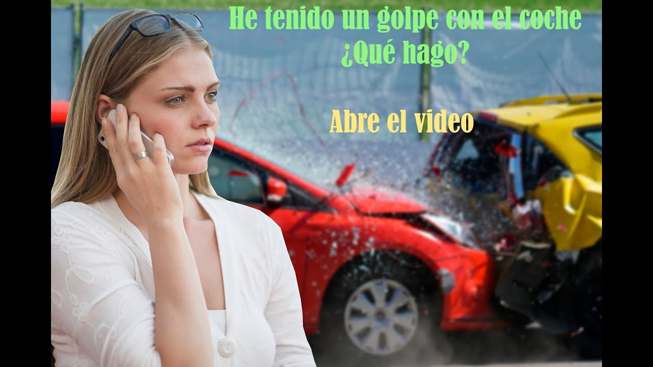 se puede circular con un golpe en el coche