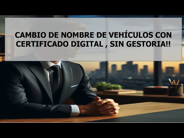 cambio de titularidad de un vehiculo en trafico