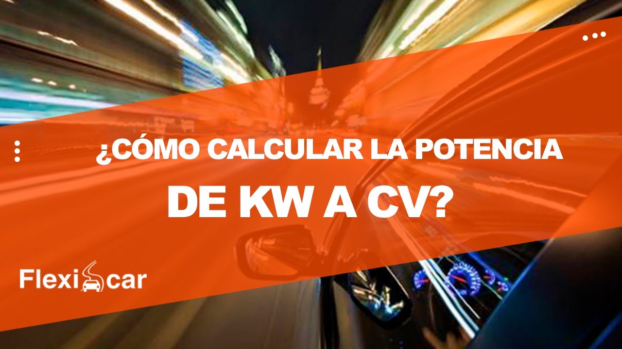 como calcular caballos de un coche