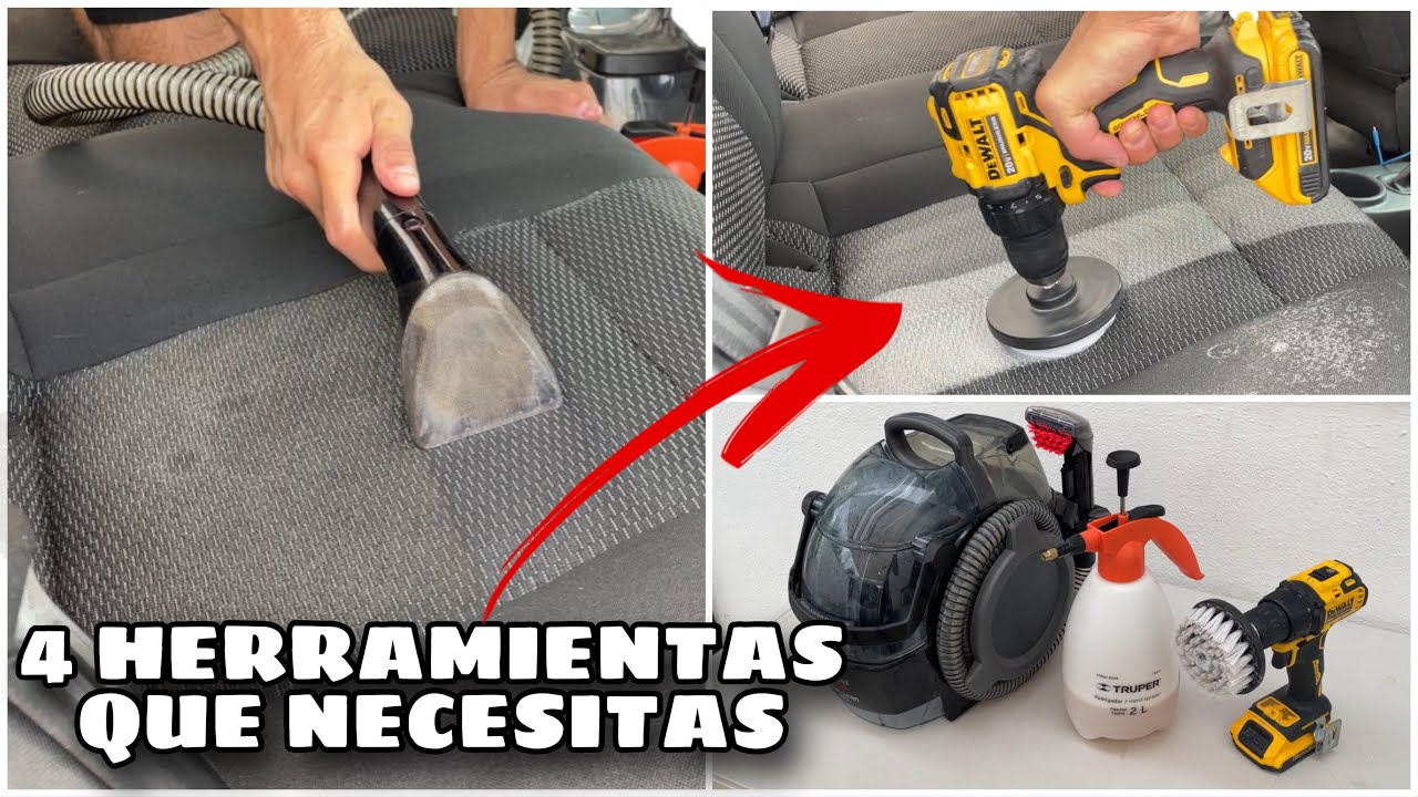 como limpiar los asientos del coche