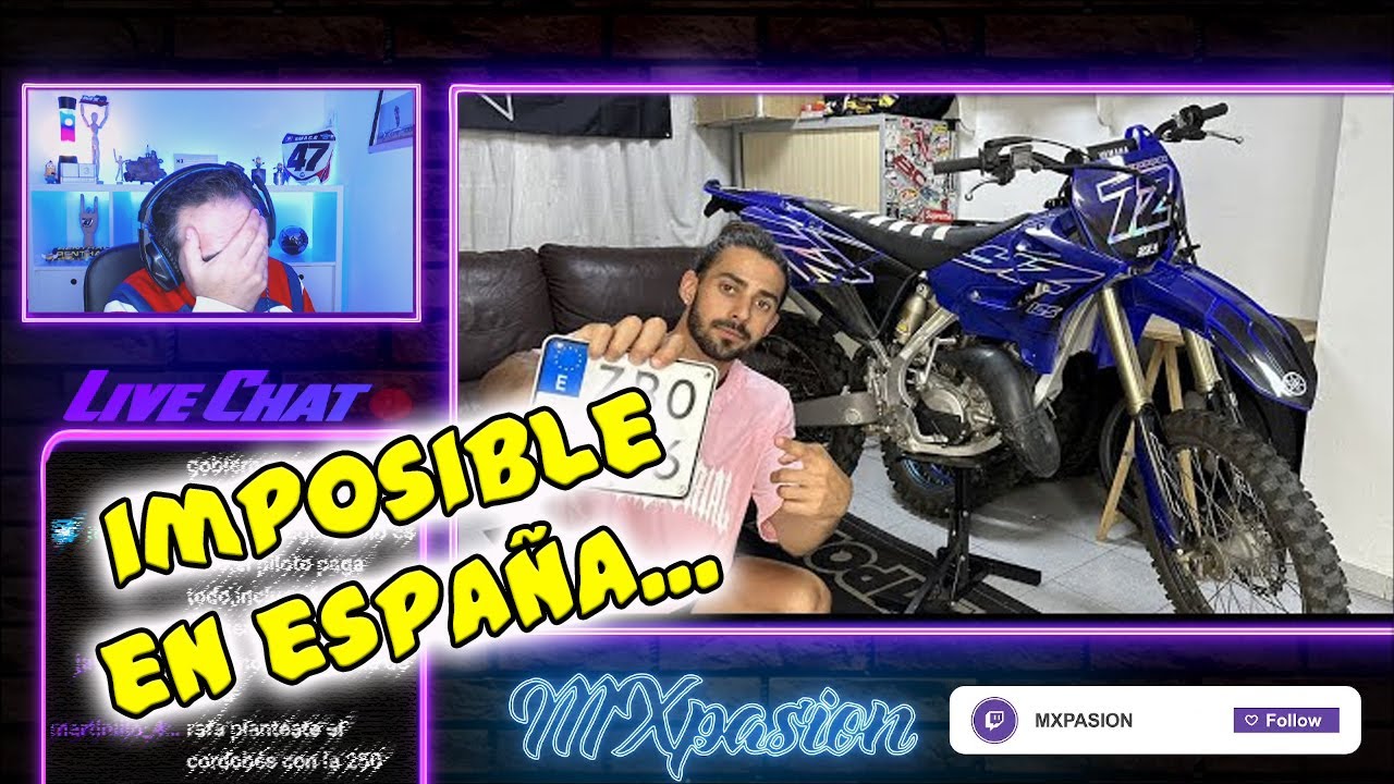 como matricular una moto de cross