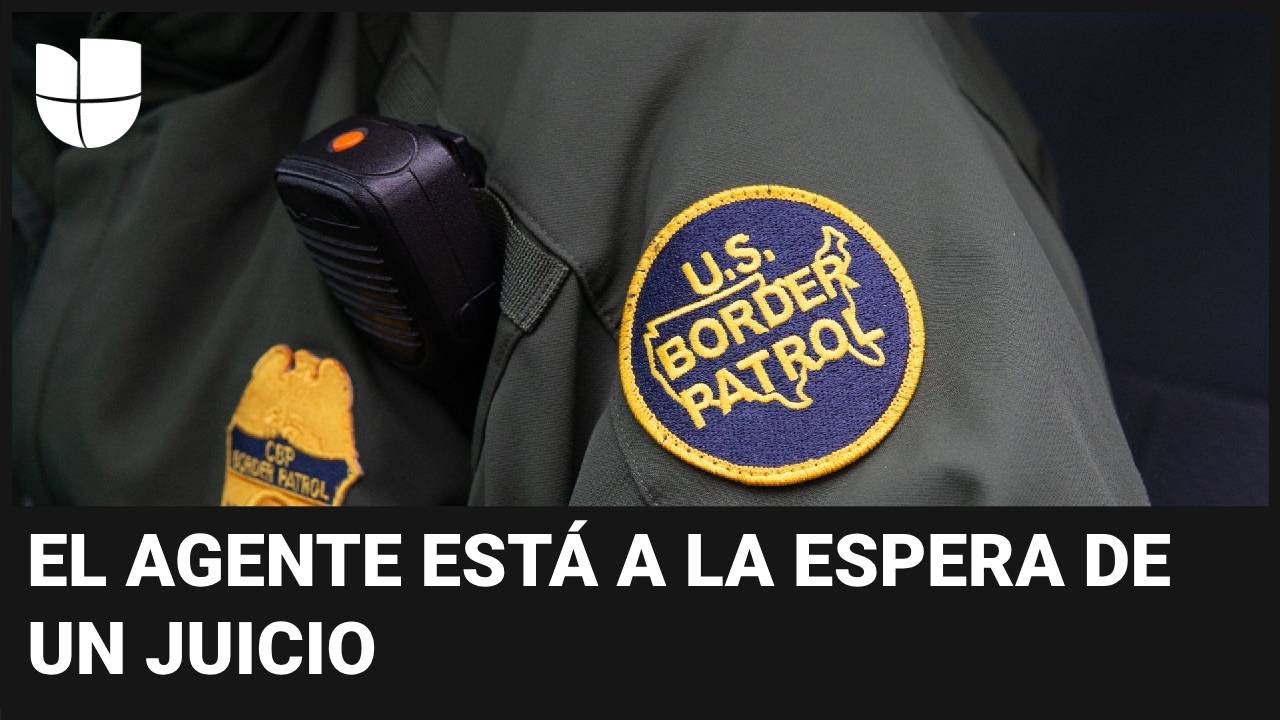 el agente ordena la detención con