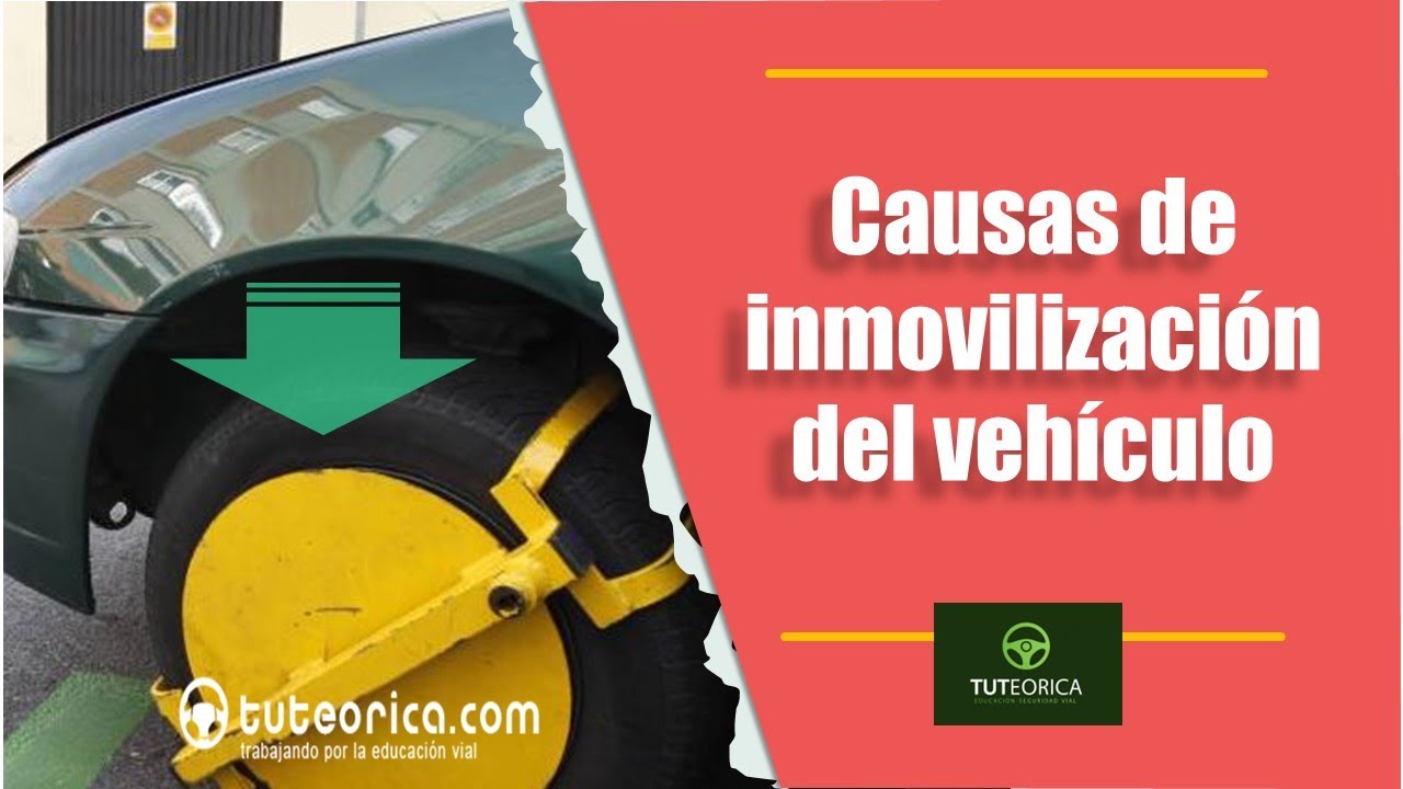 los agentes podrán inmovilizar un vehículo siempre que su conductor