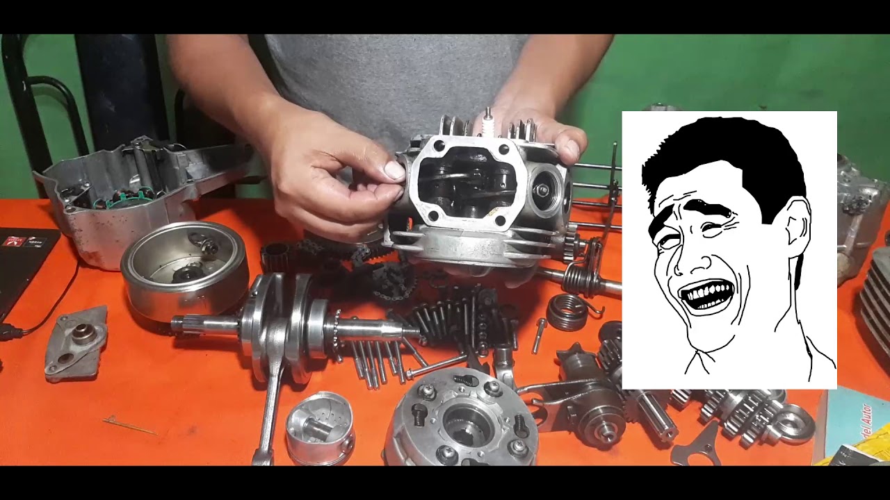 partes de un motor de motocicleta