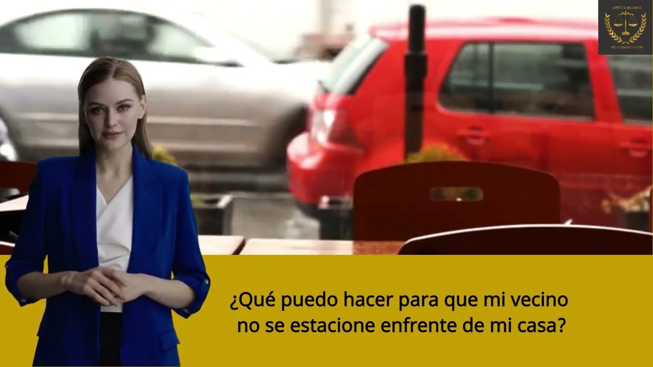 que hacer para que no aparquen en mi puerta