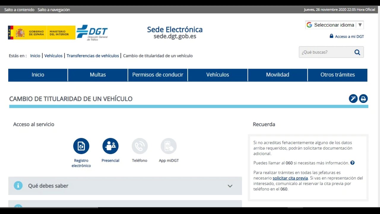 cambio de titular vehiculo sin venta