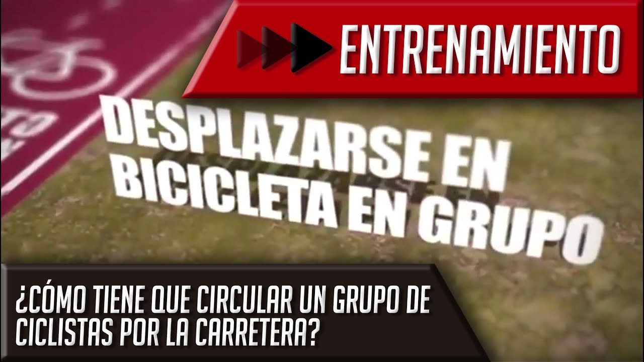 como deben circular los ciclistas en grupo