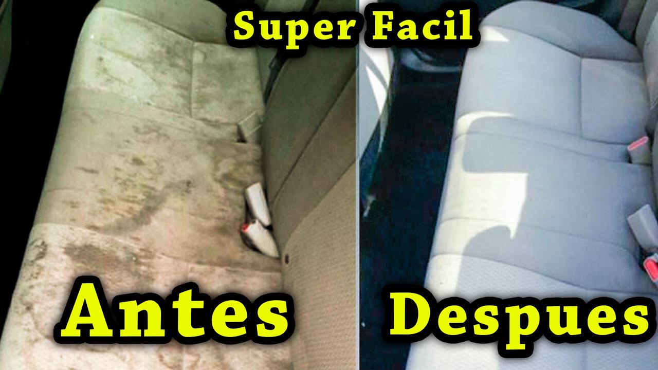 como limpiar la tapiceria del coche de tela