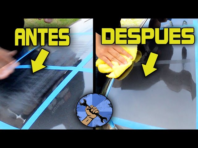 como pulir el coche a mano