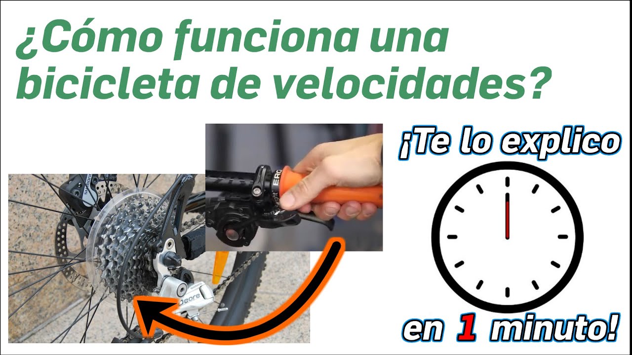 como se usan las velocidades de una bicicleta