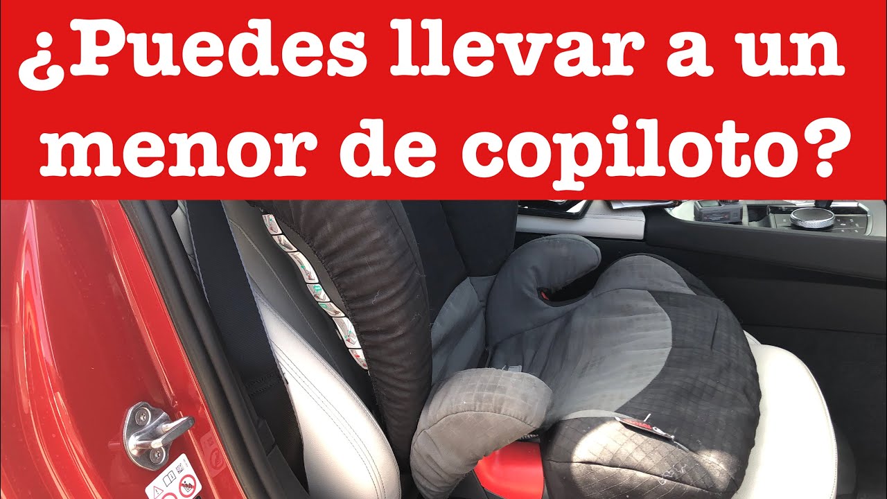 cuando puede ir un niño en el asiento del copiloto