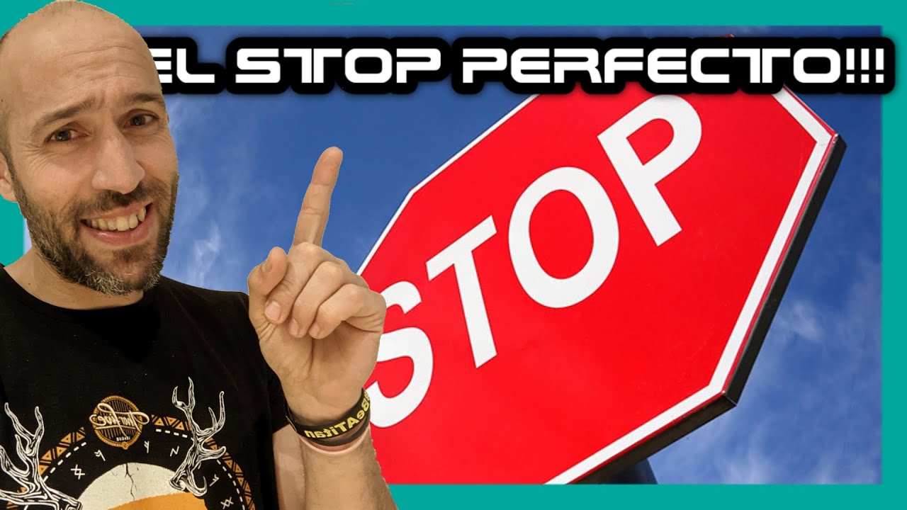 donde hay que detenerse para cumplir la señal de stop