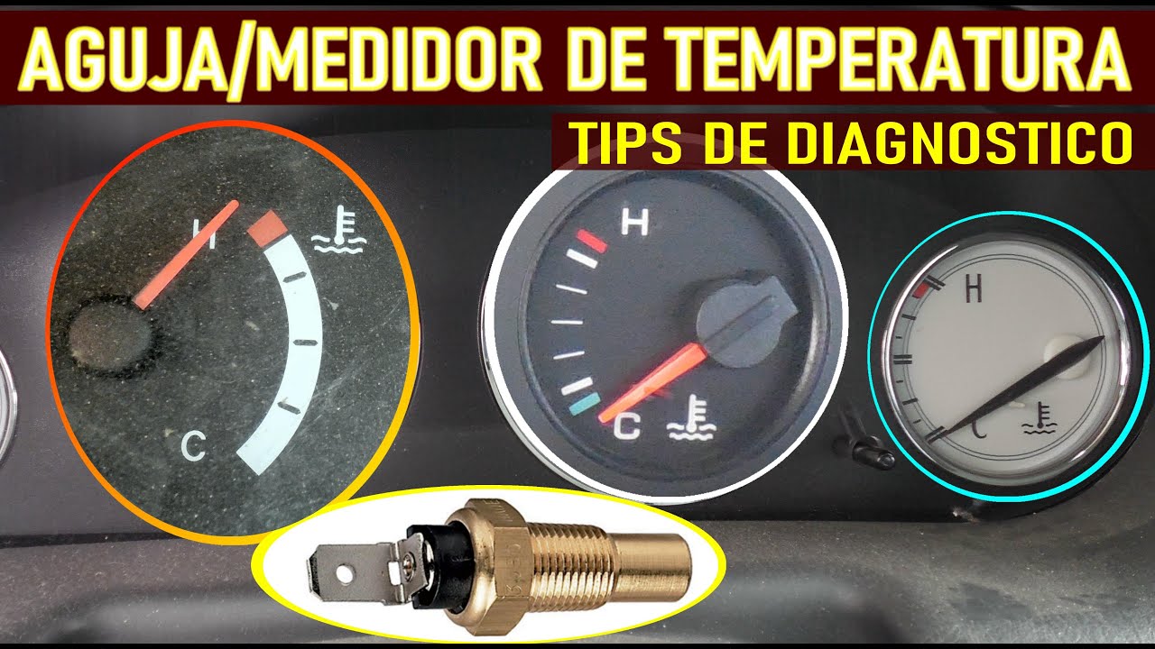 indicador de la temperatura del motor