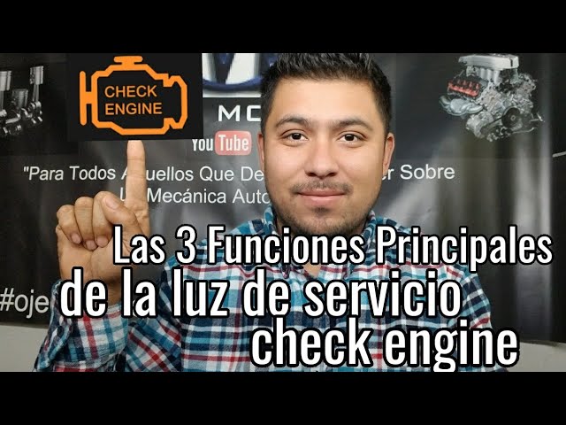 luz de fallo de motor encendida