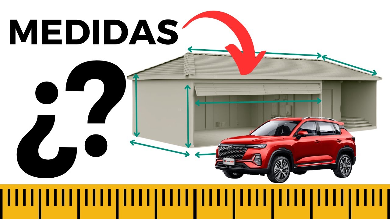 medidas mínimas dimensiones garaje 2 coches