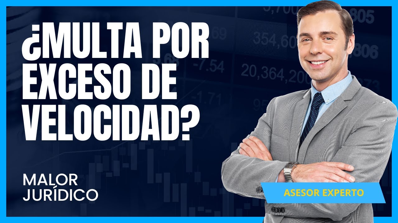 multas por exceso de velocidad tabla