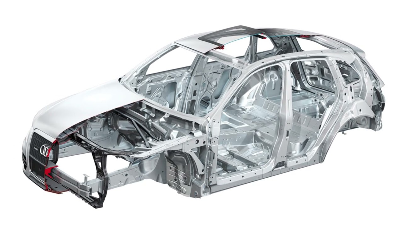 partes del chasis de un coche
